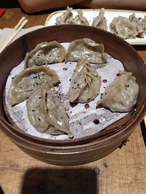 Dumplings cogumelos at Lady Dumpling in Barcelona