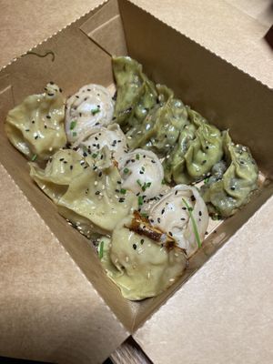 Mix veggiees  at Lady Dumpling in Barcelona