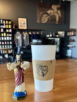 Coffee w/ oat milk  at Rust Is Gold Coffee in Albuquerque