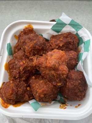 Buffalo cauliflower   at Twisted Plants in Milwaukee