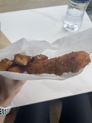 Cheese sticks   at Twisted Plants in Milwaukee