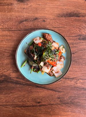 Aubergine Gra Pow at Plants of Roselyn in South East London