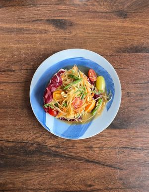 Swede Som Tum Salad at Plants of Roselyn in South East London