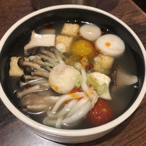 Pernakan Tom Yum Soup.  at Plants of Roselyn in South East London