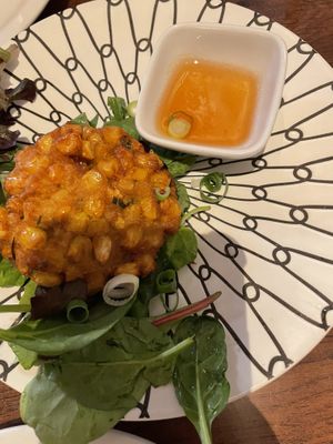 Seeetcorn cakes, there were 3!  at Plants of Roselyn in South East London