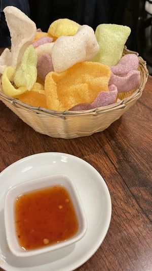 Vegan Prawn Crackers   at Plants of Roselyn in South East London
