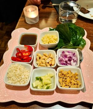 MIENG KHUM PLATTER at Plants of Roselyn in South East London