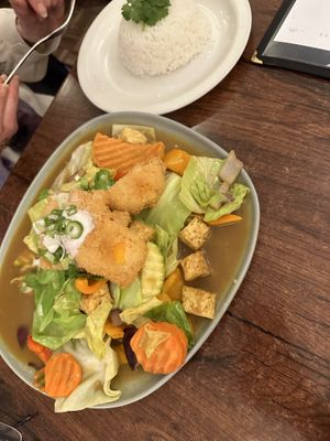 Pumpkin Katsu  at Plants of Roselyn in South East London