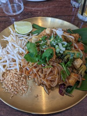 Pad Thai at Plants of Roselyn in South East London
