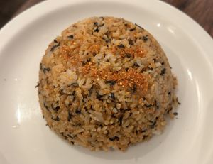 Seaweed & chilli rice  at Plants of Roselyn in South East London