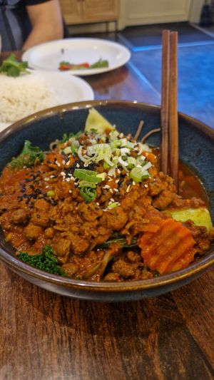 Dan Dan noodles (hot) at Plants of Roselyn in South East London
