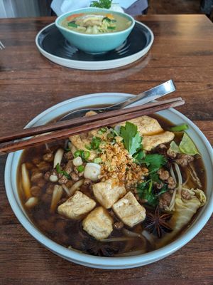 From the weekend menu- boat noodles 👌 at Plants of Roselyn in South East London