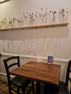 Inside seats at Plants of Roselyn in South East London