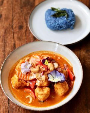 Ayurvedic Massaman Curry at Plants of Roselyn in South East London