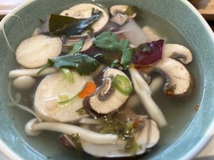 Tom Yum Soup  at Plants of Roselyn in South East London
