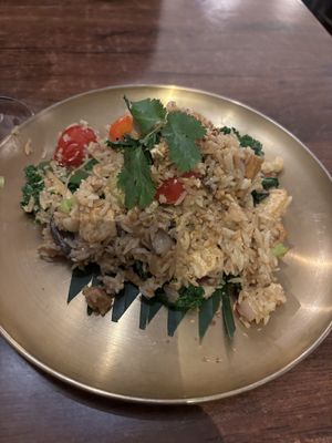 Kao Pad Kale & tempeh   at Plants of Roselyn in South East London