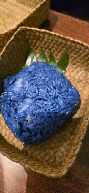 Sticky rice at Plants of Roselyn in South East London