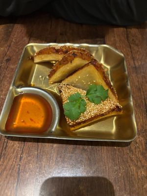 ‘Prawn’ toast at Plants of Roselyn in South East London