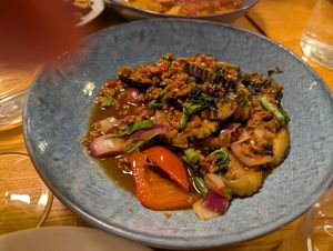 Aubergine gra pow at Plants of Roselyn in South East London