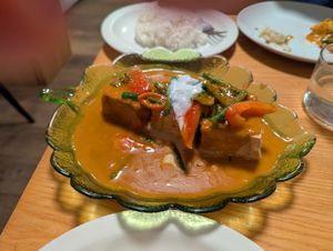 Hummingbird tofu at Plants of Roselyn in South East London