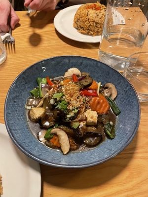 LEGENDS OF THE ORCHARD with SEAWEED CHILLI RICE.  at Plants of Roselyn in South East London