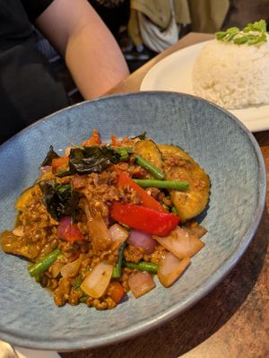 Spicy aubergine at Plants of Roselyn in South East London