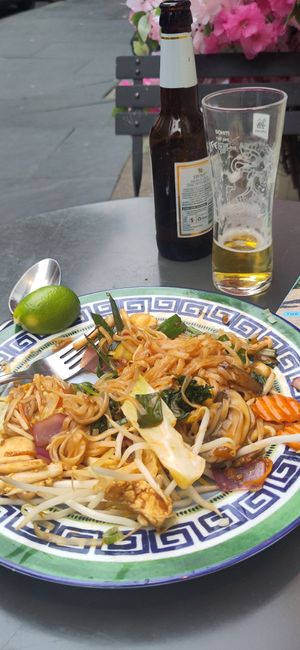 Pad Thai with Tofu at Plants of Roselyn in South East London