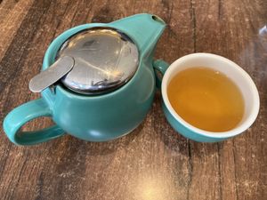 Saffron tea   at Plants of Roselyn in South East London