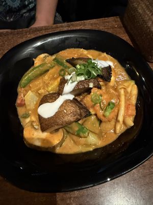 Peanut Satay Tofu  at Plants of Roselyn in South East London