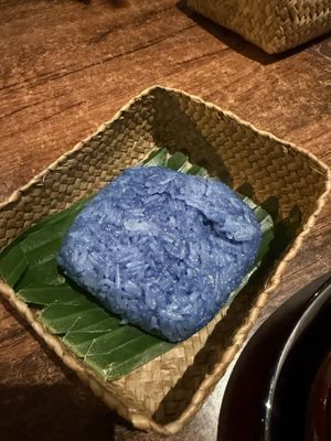 Butterfly Pea Sticky Rice  at Plants of Roselyn in South East London