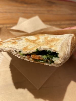 Vegan: spinach, tomato and potato   at Bello Garno Il Cassone Riminese in Bologna