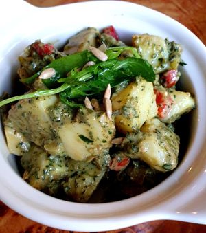 potato salad at Rooted 루티드 in Seoul