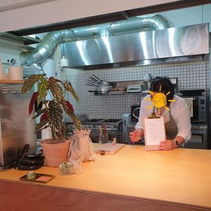 counter at Rooted 루티드 in Seoul