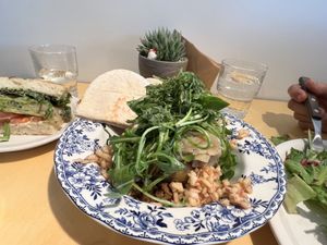 Eggplant hummus   at Rooted 루티드 in Seoul