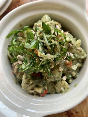 Potato salad a must try side dish 🥔  at Rooted 루티드 in Seoul