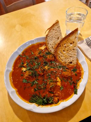 Shakshuka with sourdough bread😍👍 at Rooted 루티드 in Seoul