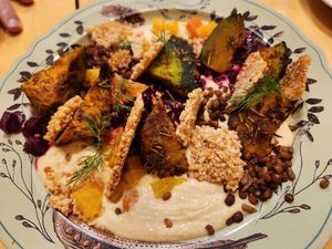 Nurungi hummus!! at Rooted 루티드 in Seoul