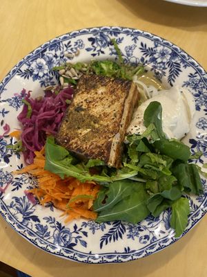 Tofu salmon   at Rooted 루티드 in Seoul