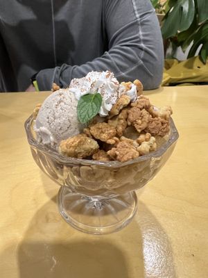 Apple crumble parfait   at Rooted 루티드 in Seoul