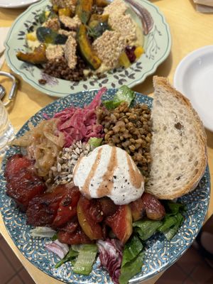 Watermelon tuna salad! Perfect summer dish   at Rooted 루티드 in Seoul