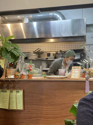 Owner chef does everything!   at Rooted 루티드 in Seoul