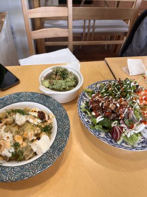 Gnocchi, potato salad and tomato ”tuuna" bowl  at Rooted 루티드 in Seoul
