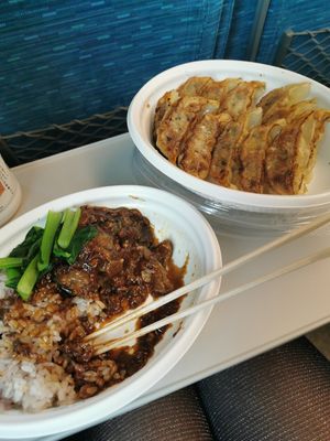 Takeout on the Shinkansen at T's Tantan - Tokyo JR Station in Tokyo
