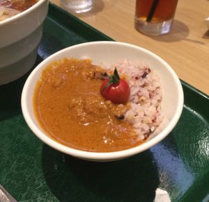 side dish of curry at T's Tantan - Tokyo JR Station in Tokyo