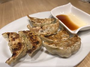 Gyoza  at T's Tantan - Tokyo JR Station in Tokyo