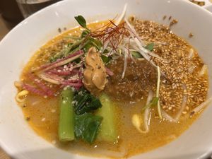 Golden sesame  at T's Tantan - Tokyo JR Station in Tokyo