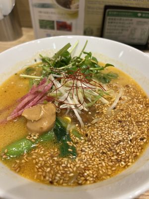 Golden sesame   at T's Tantan - Tokyo JR Station in Tokyo