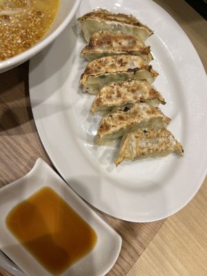 Vegetable gyoza   at T's Tantan - Tokyo JR Station in Tokyo