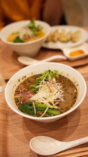 Ramen au sésame noir at T's Tantan - Tokyo JR Station in Tokyo