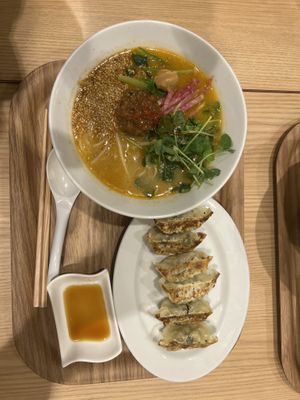 Golden tantan  at T's Tantan - Tokyo JR Station in Tokyo